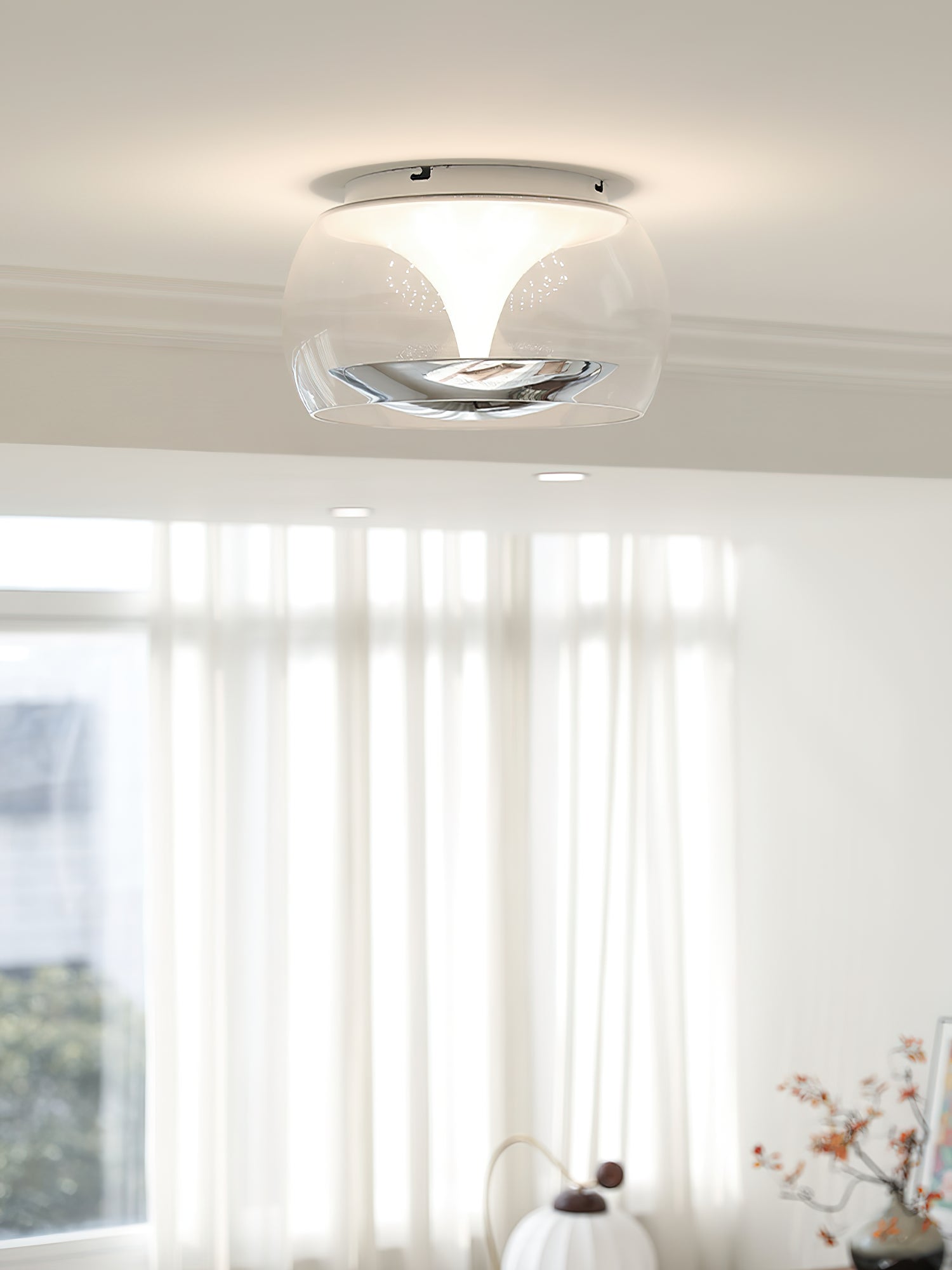 Eshara - Lampada a sospensione nordica in vetro da soffitto