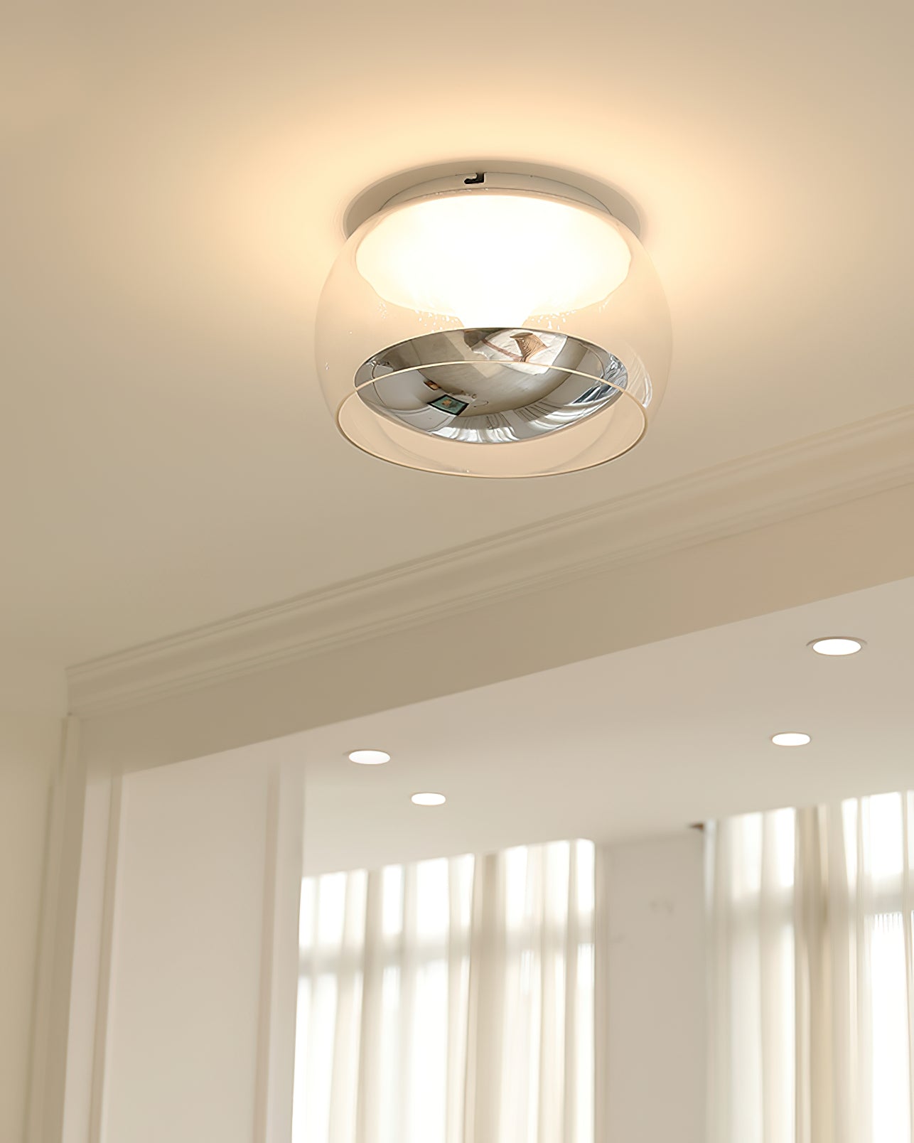 Eshara - Lampada a sospensione nordica in vetro da soffitto