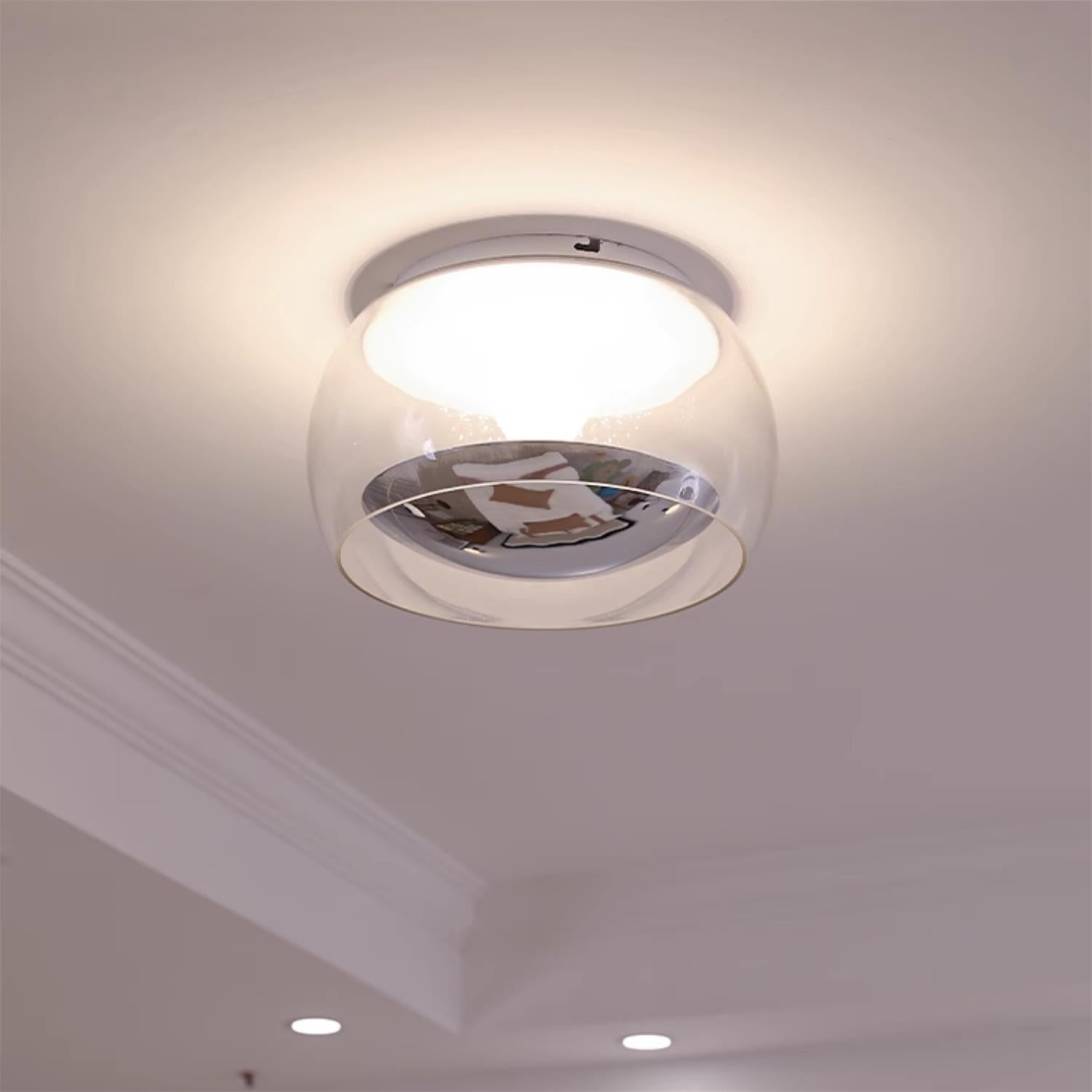 Eshara - Lampada a sospensione nordica in vetro da soffitto