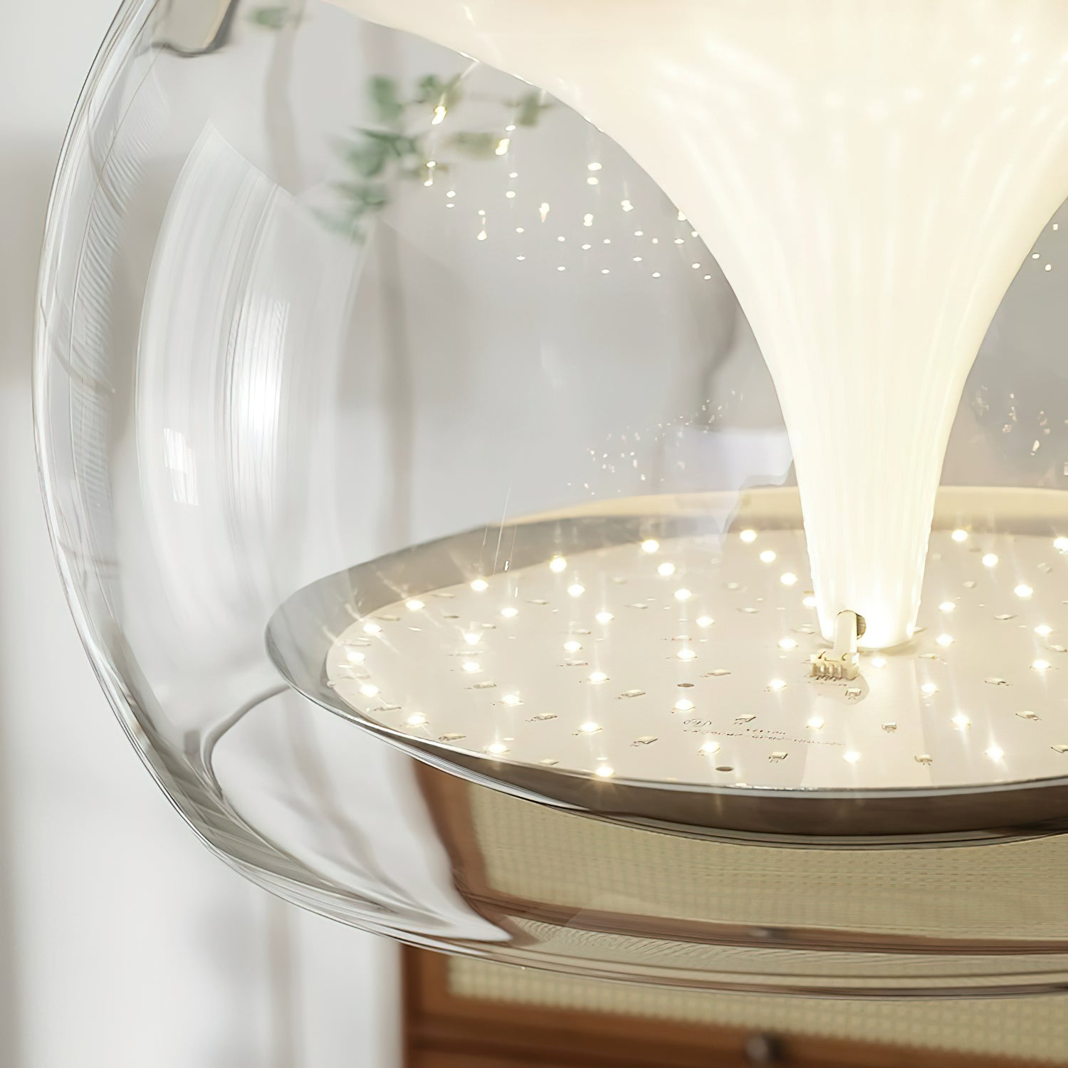 Eshara - Lampada a sospensione nordica in vetro da soffitto