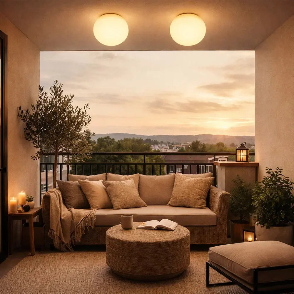 Opalune – Plafonnier LED rond
