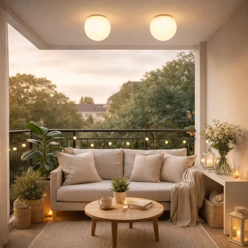 Opalune – Plafonnier LED rond