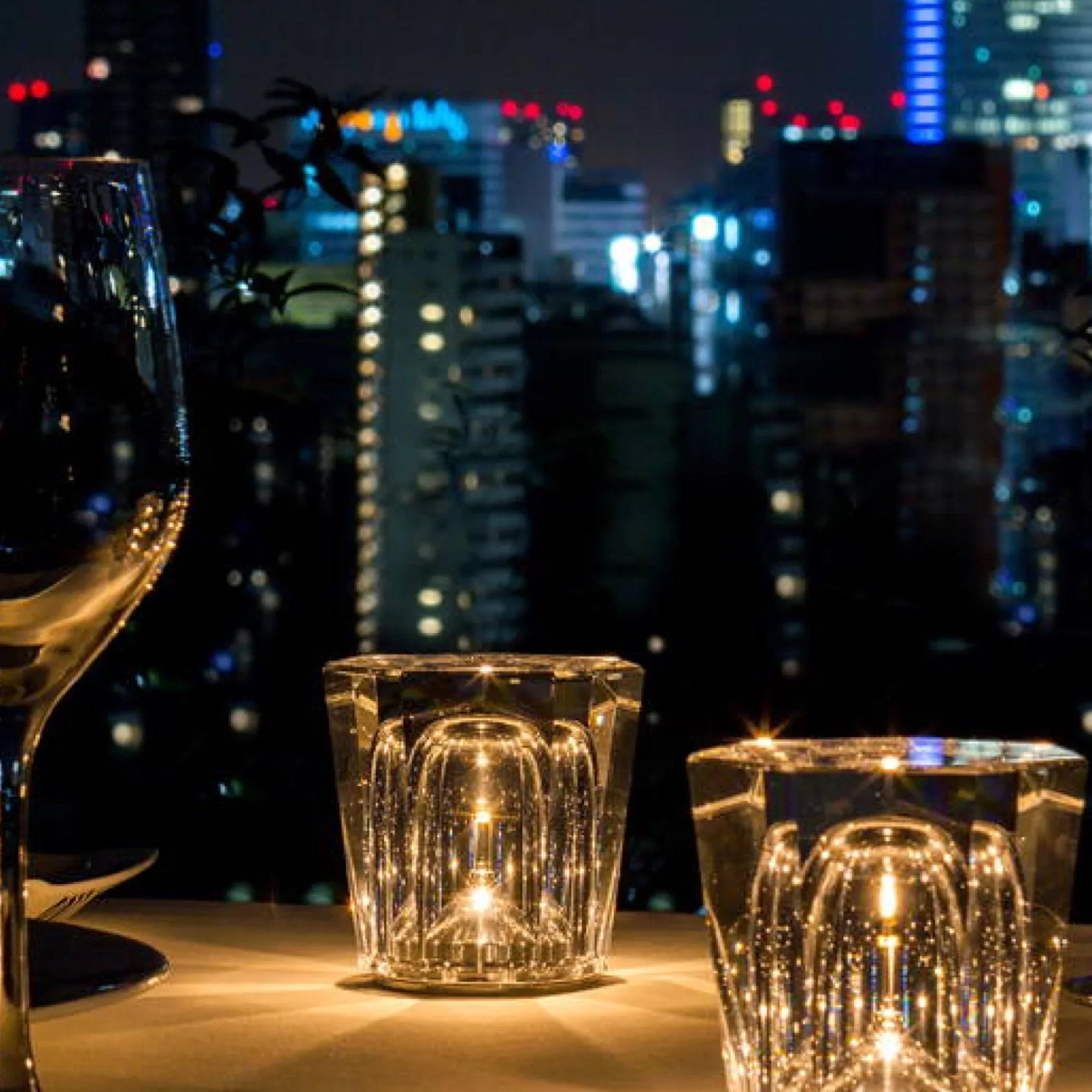 Liorael - Lampe de table LED rechargeable en cristal design diamant sans fil