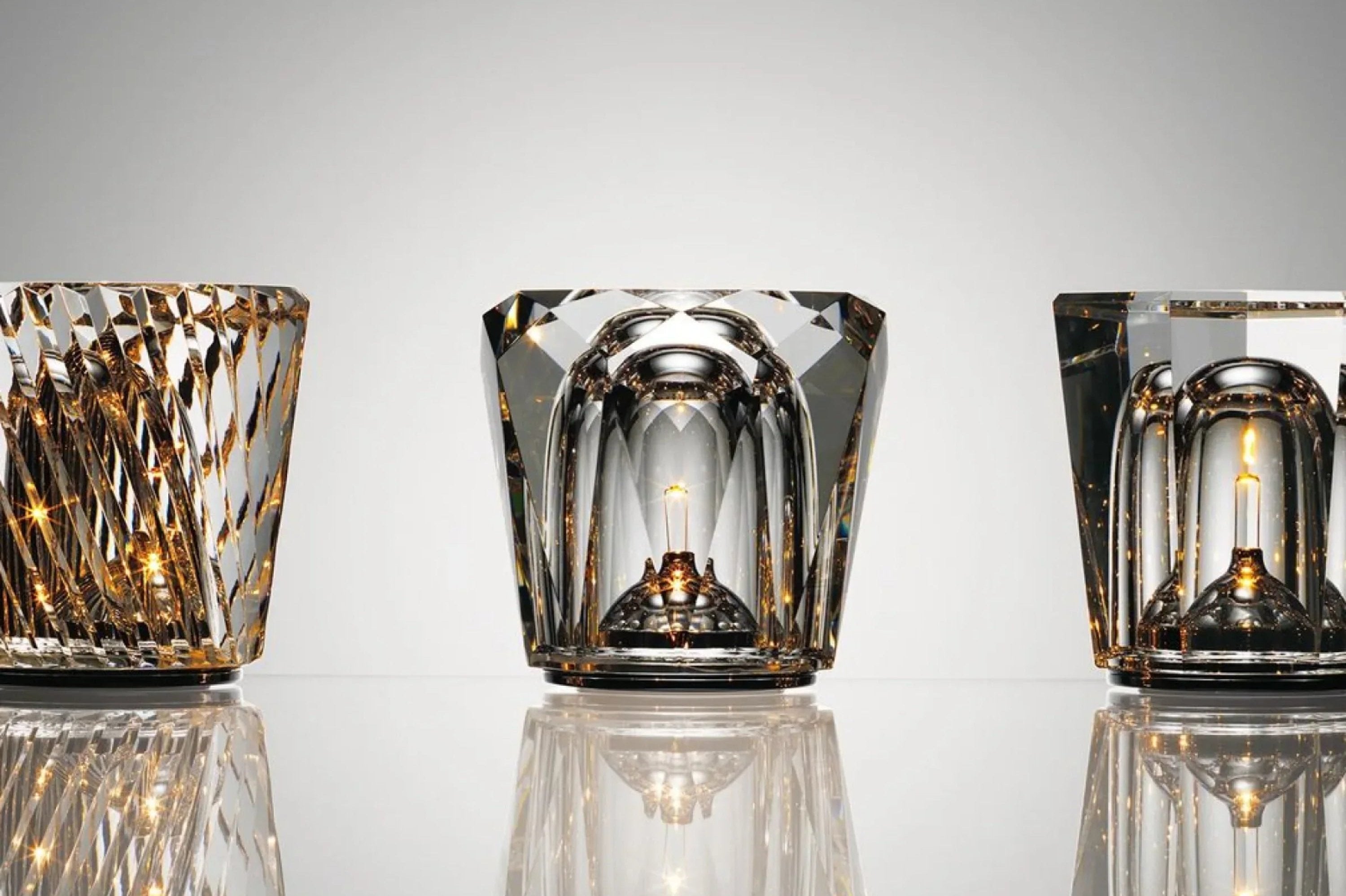 Liorael - Lampe de table LED rechargeable en cristal design diamant sans fil