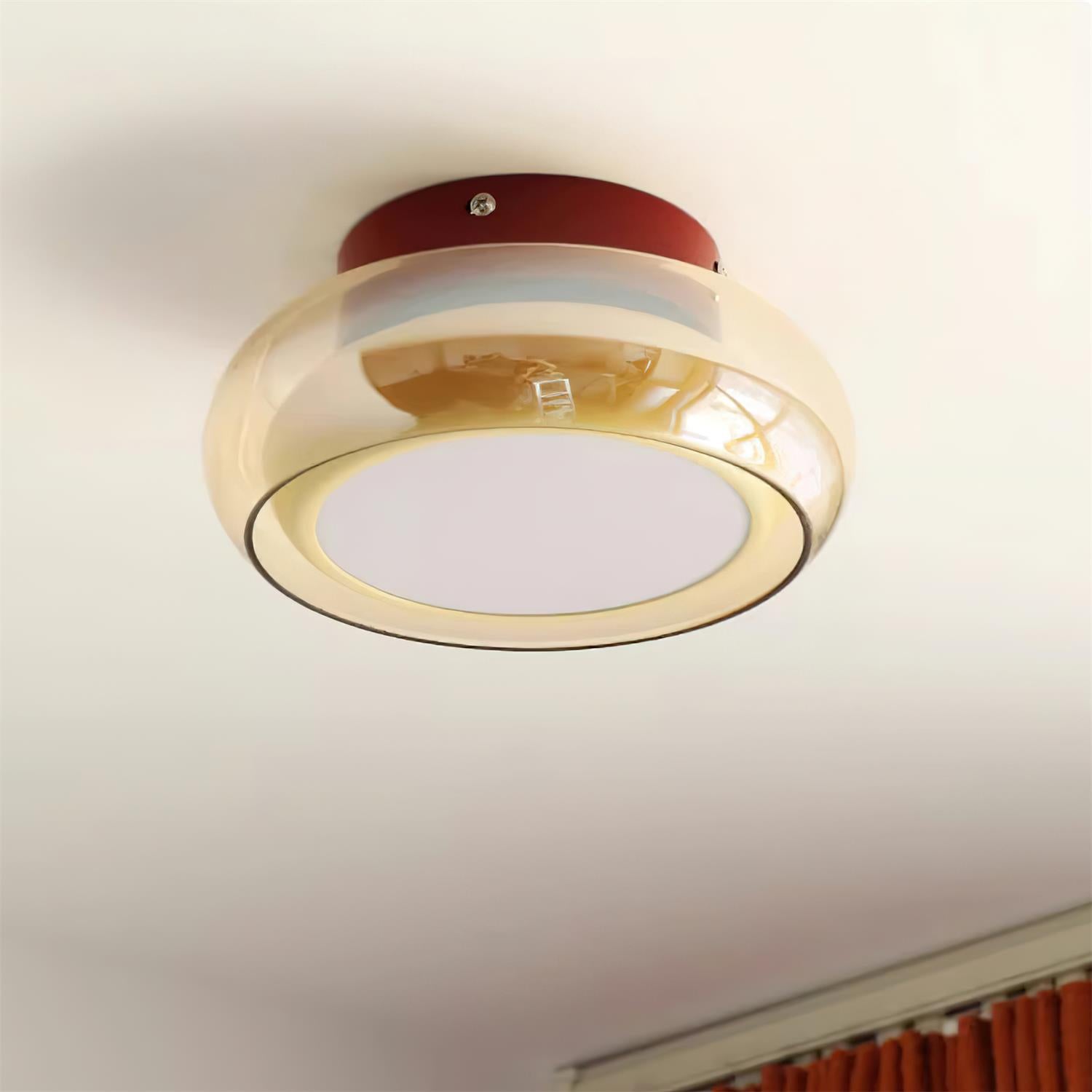 Aveline – Lampada da soffitto vintage in vetro