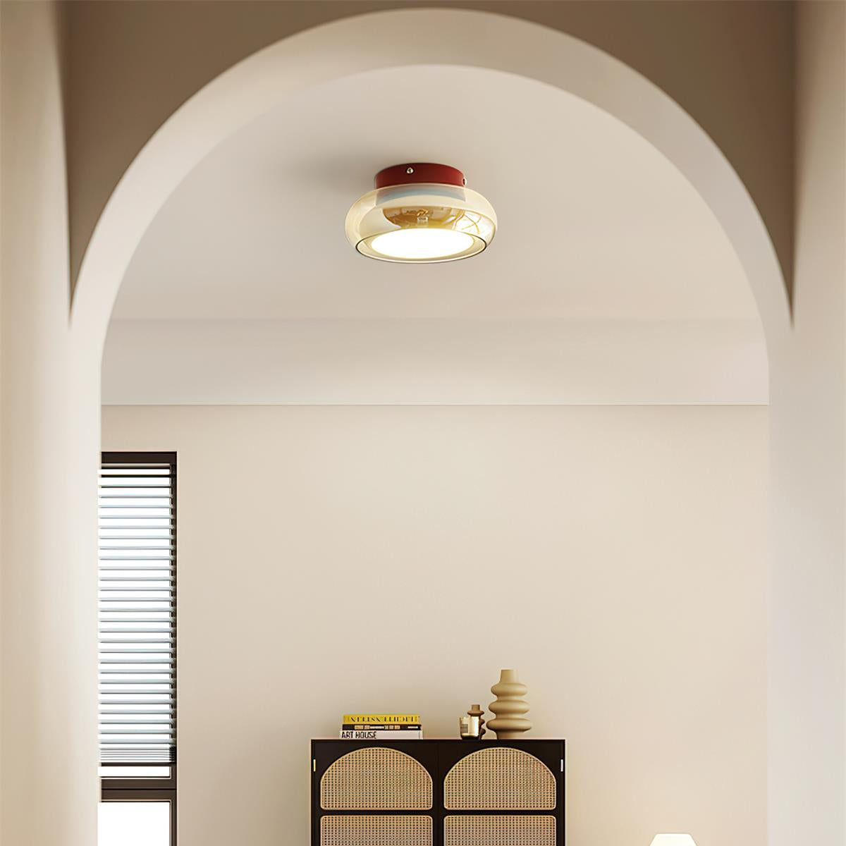 Aveline – Lampada da soffitto vintage in vetro