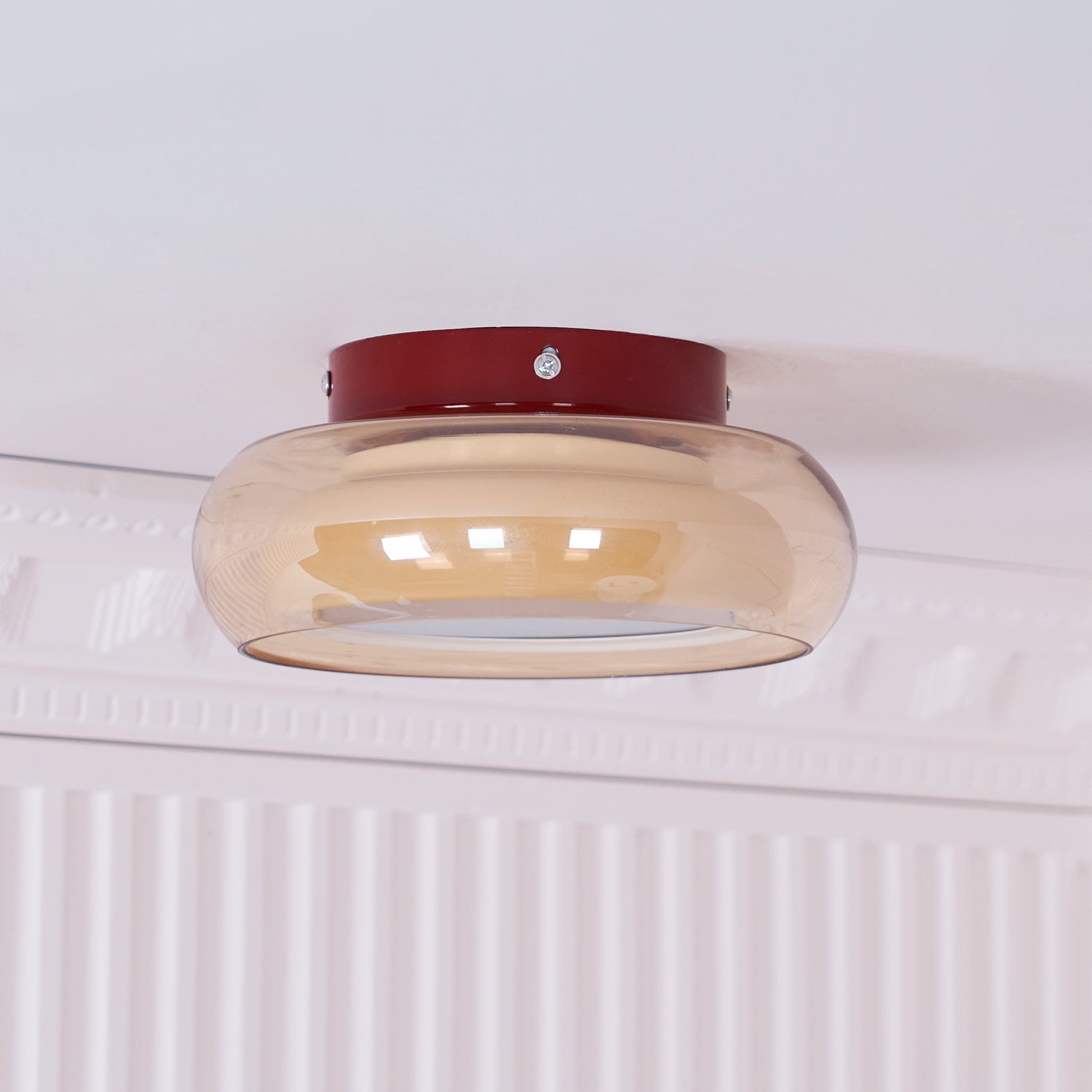 Aveline – Lampada da soffitto vintage in vetro