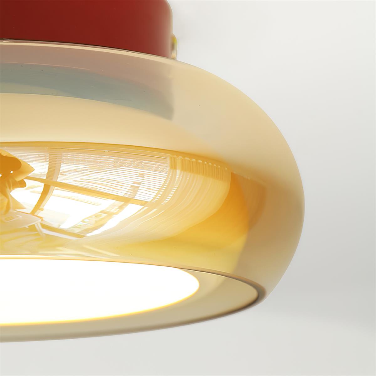 Aveline – Lampada da soffitto vintage in vetro