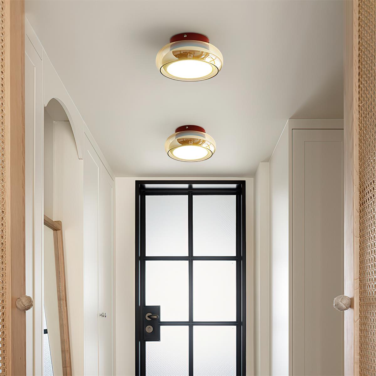 Aveline – Lampada da soffitto vintage in vetro