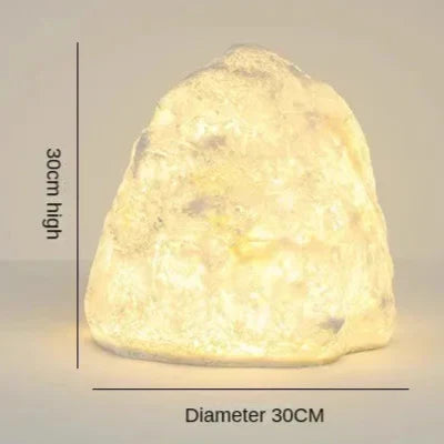 Delorien - Lampada da esterno scultorea in pietra