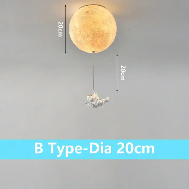 Astravelle - Lampada da soffitto a bolle astronauta