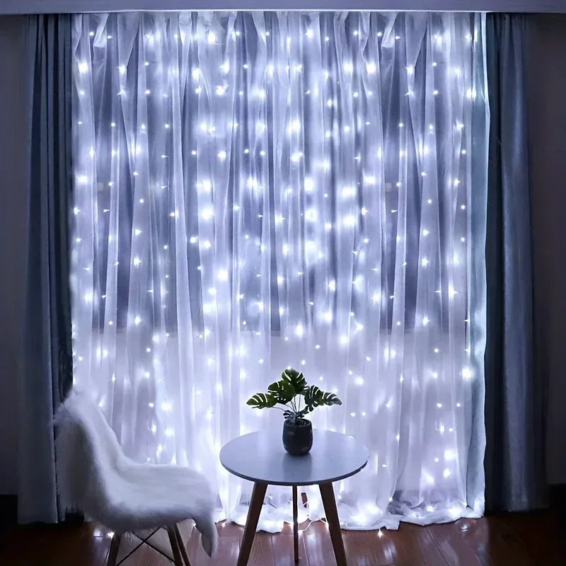 Elysio – Luci a tenda LED USB con telecomando