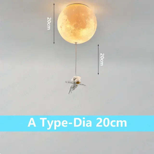 Astravelle - Lampada da soffitto a bolle astronauta