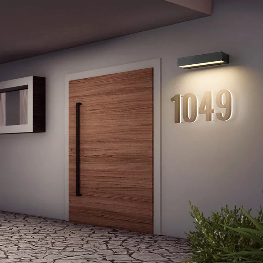 Novalith – Lampada da parete LED impermeabile per esterni