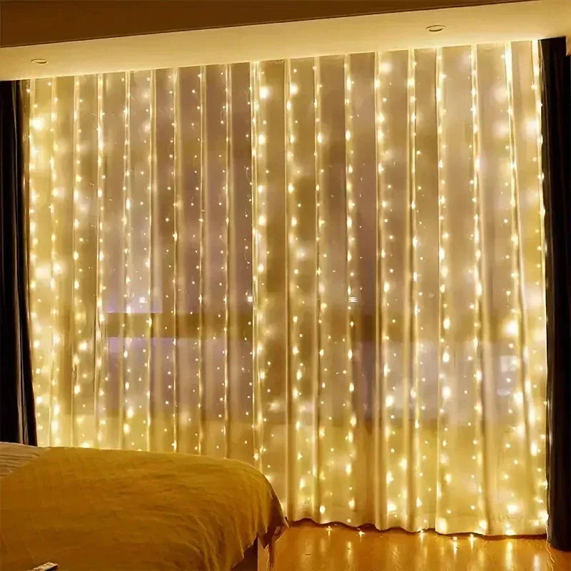 Elysio – Luci a tenda LED USB con telecomando