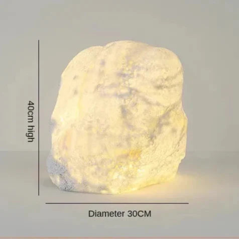 Delorien - Lampada da esterno scultorea in pietra
