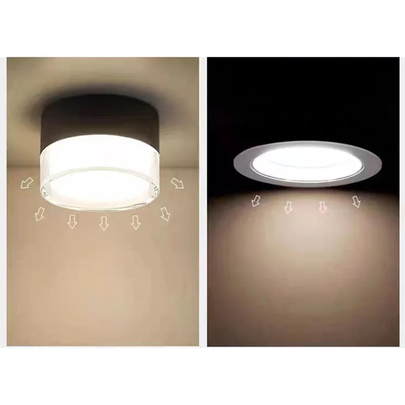 Round Flush Mount LED Ceiling Light Surface Mounted - Image 6
