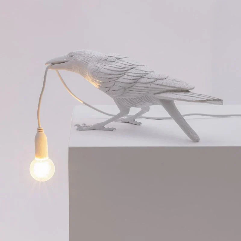 Corvane - Lampe de table oiseau