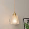Lampada a sospensione in vetro nordico vintage, luce pendente retrò