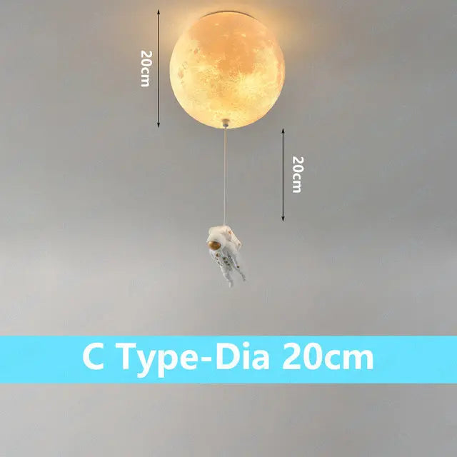 Astravelle - Lampada da soffitto a bolle astronauta
