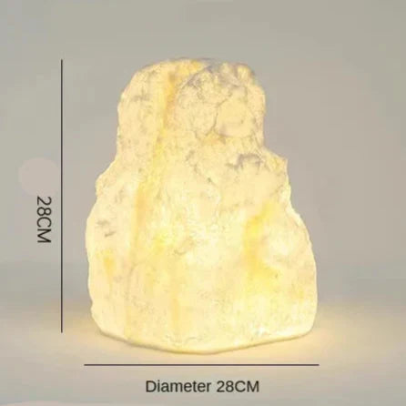 Delorien - Lampada da esterno scultorea in pietra