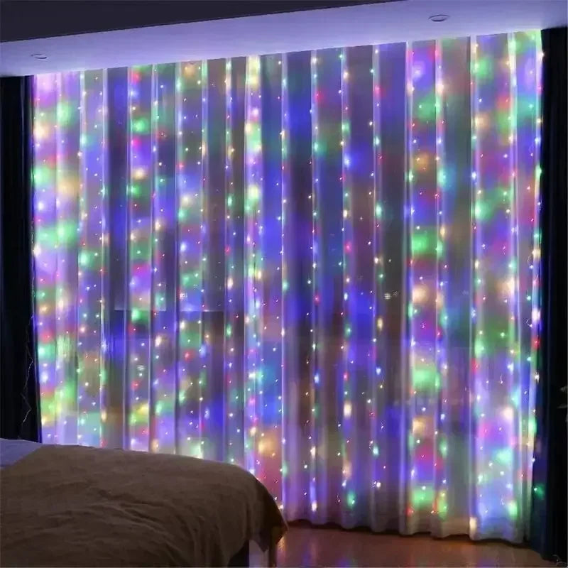 Elysio – Luci a tenda LED USB con telecomando