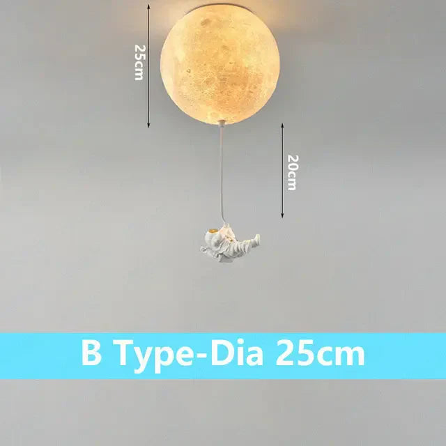 Astravelle - Lampada da soffitto a bolle astronauta