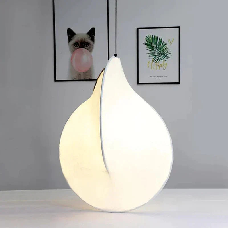 Auralisse - Lampada a sospensione in seta Wabi Sabi