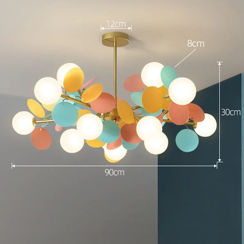 Sylvaniux – Lustre coloré en branches