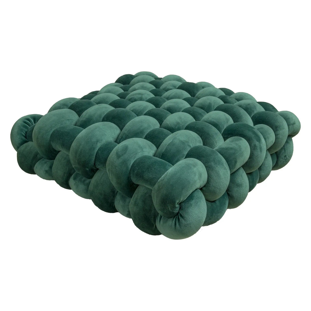 Woven Knot Square Plush Decorative Pillow - Image 5