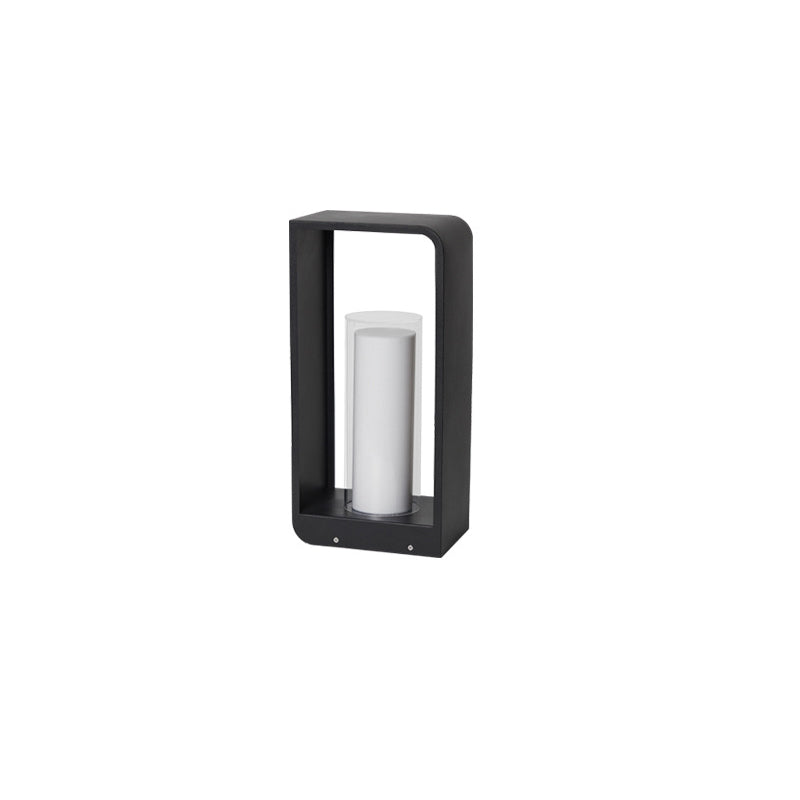 Donrain - Lampe de pelouse étanche LED cadre carré minimaliste