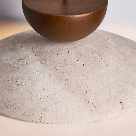 Clavelle - Suspension en travertin