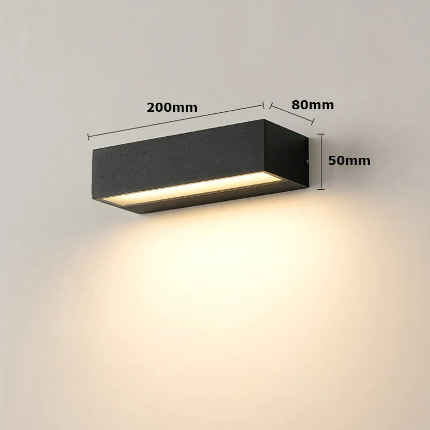 Novalith – Lampada da parete LED impermeabile per esterni