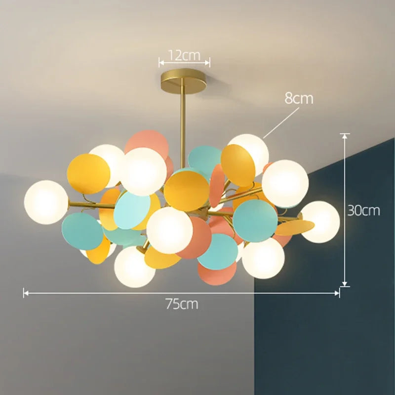 Sylvaniux – Lustre coloré en branches