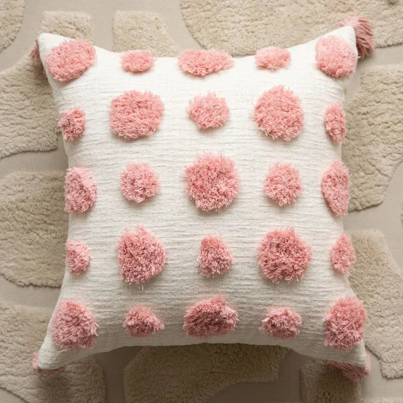 Velunara - Housse de coussin géométrique capitonnée