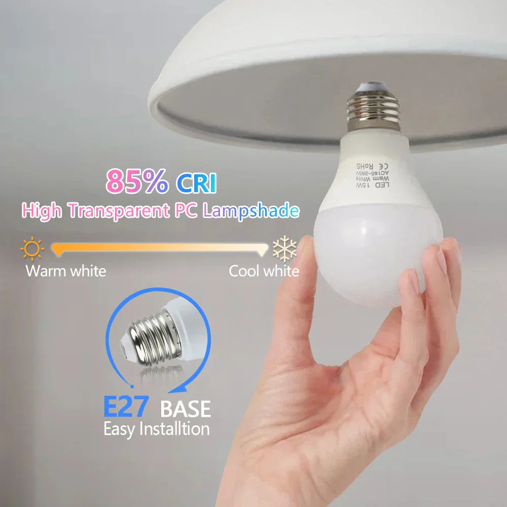 Solvynn – Lampada LED E27 Bianco Caldo