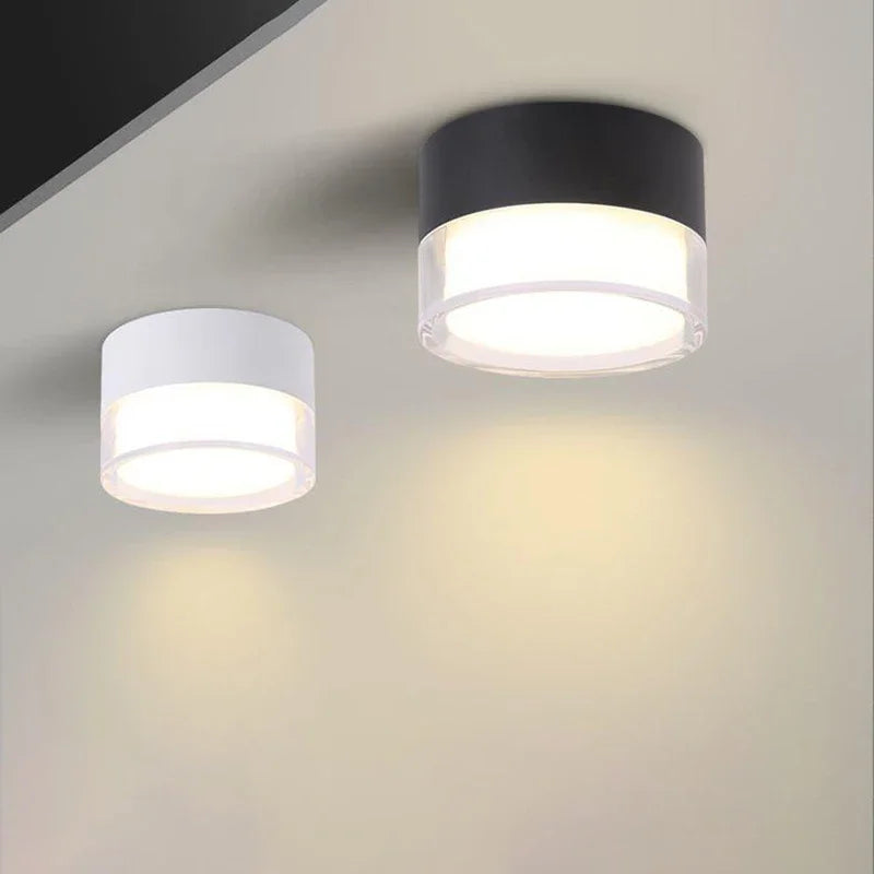Round Flush Mount LED Ceiling Light Surface Mounted - Image 3