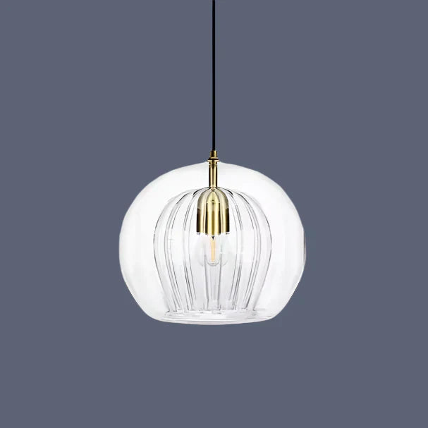 Pandra - Suspension LED en verre peint