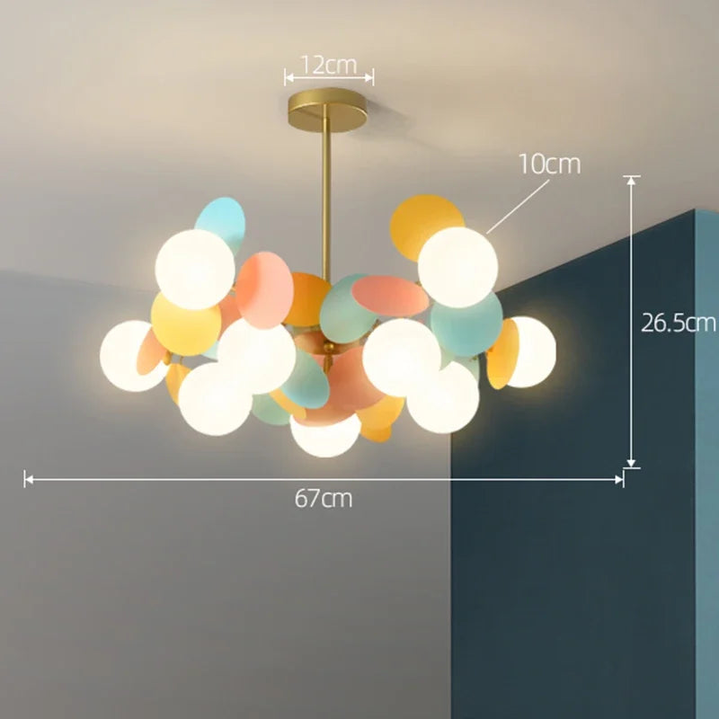 Sylvaniux – Lustre coloré en branches