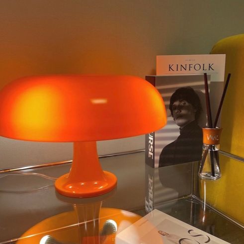 Scandinavian Dome Shade Mushroom Table Lamp - Image 3