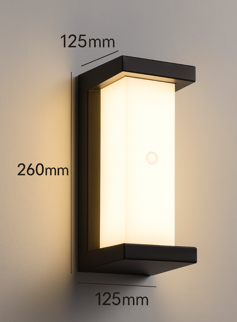 Outdoor Motion Sensor LED Exterior Wall Light Weather Resistant - Image 7