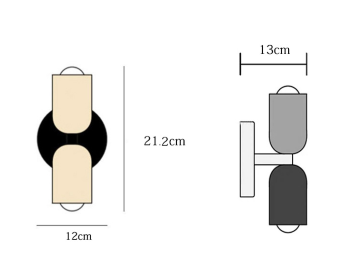 Modern Cylinder LED Wall Sconce Indoor Minimalist 2-Light - Image 20
