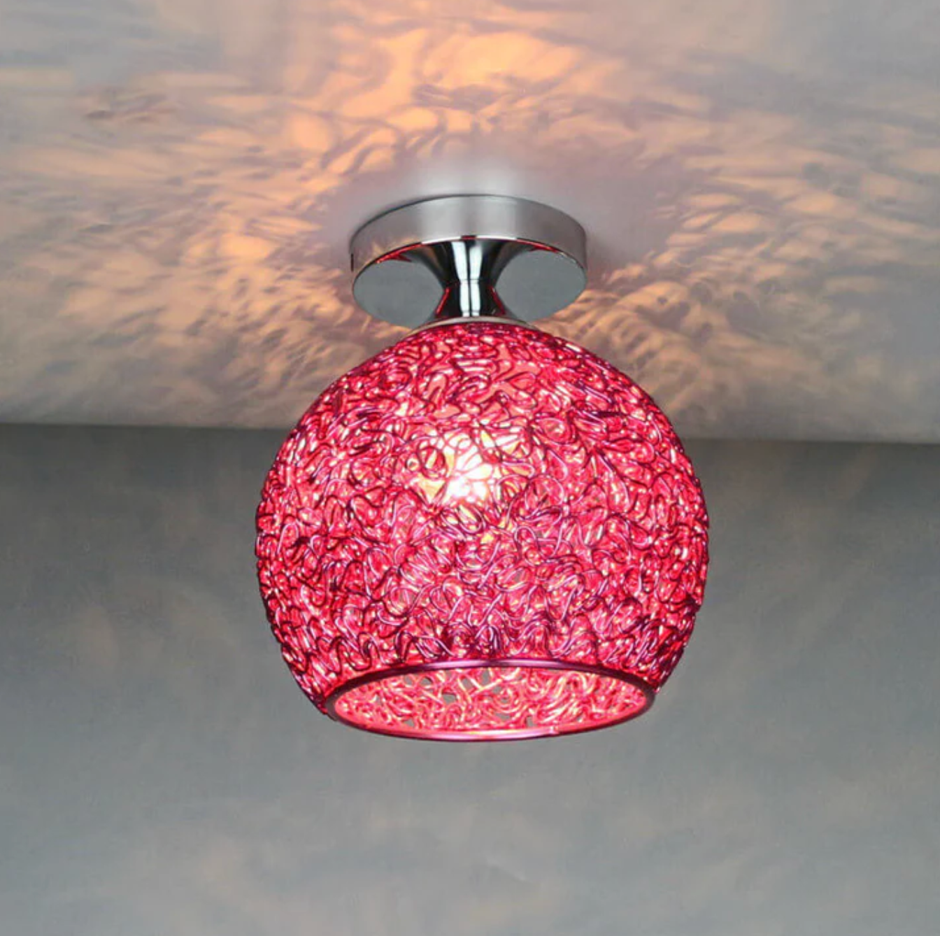 Meluné - Metal Globe Ceiling Light