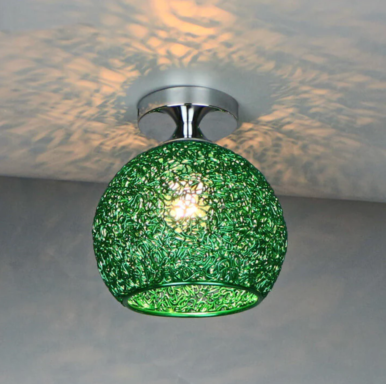 Meluné - Metal Globe Ceiling Light