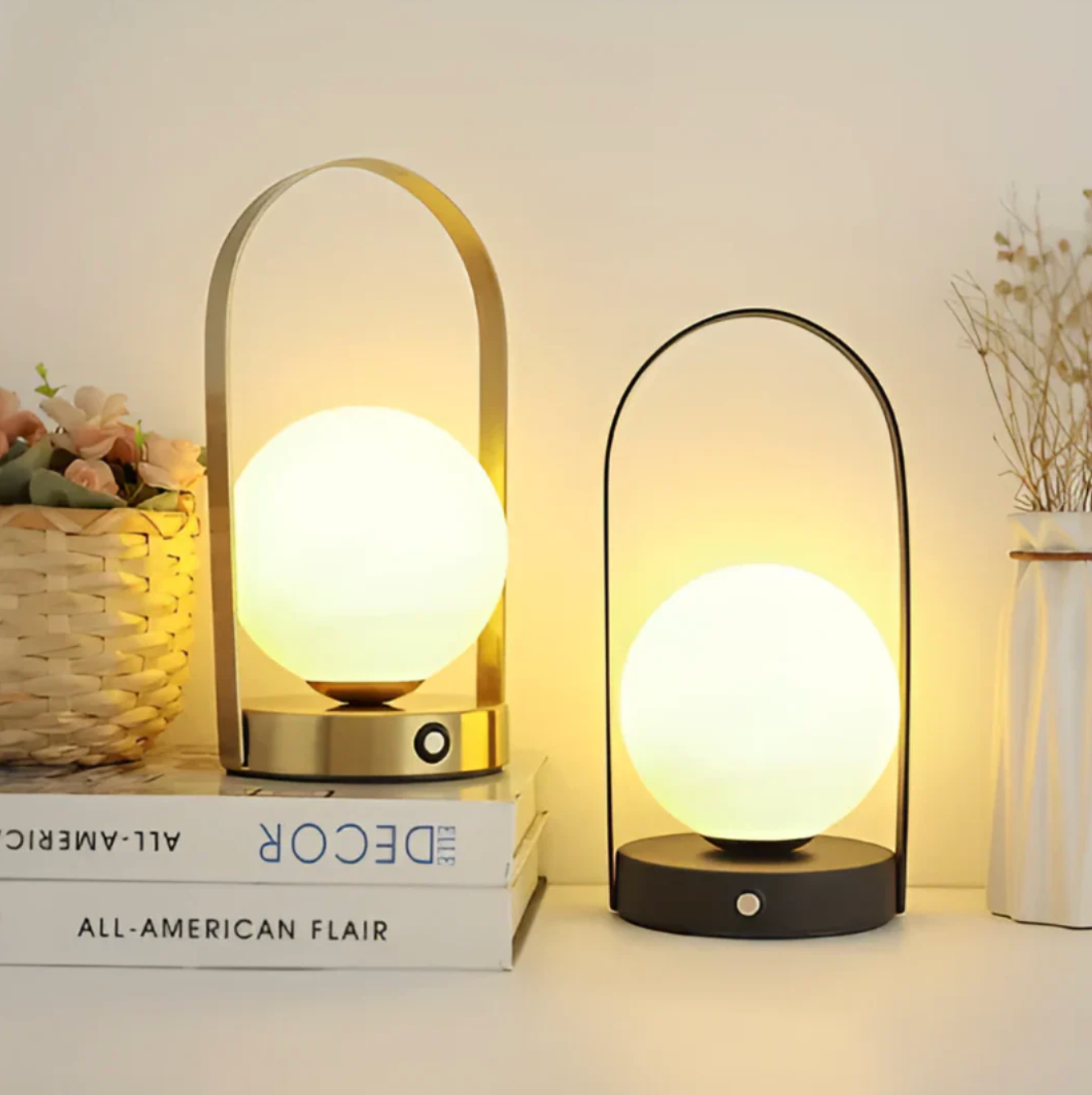 Luméri - Lampada da tavolo a globo LED