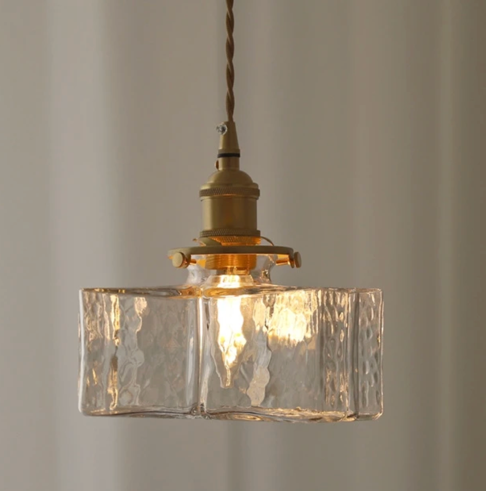 Urevyn – Suspension en verre rétro