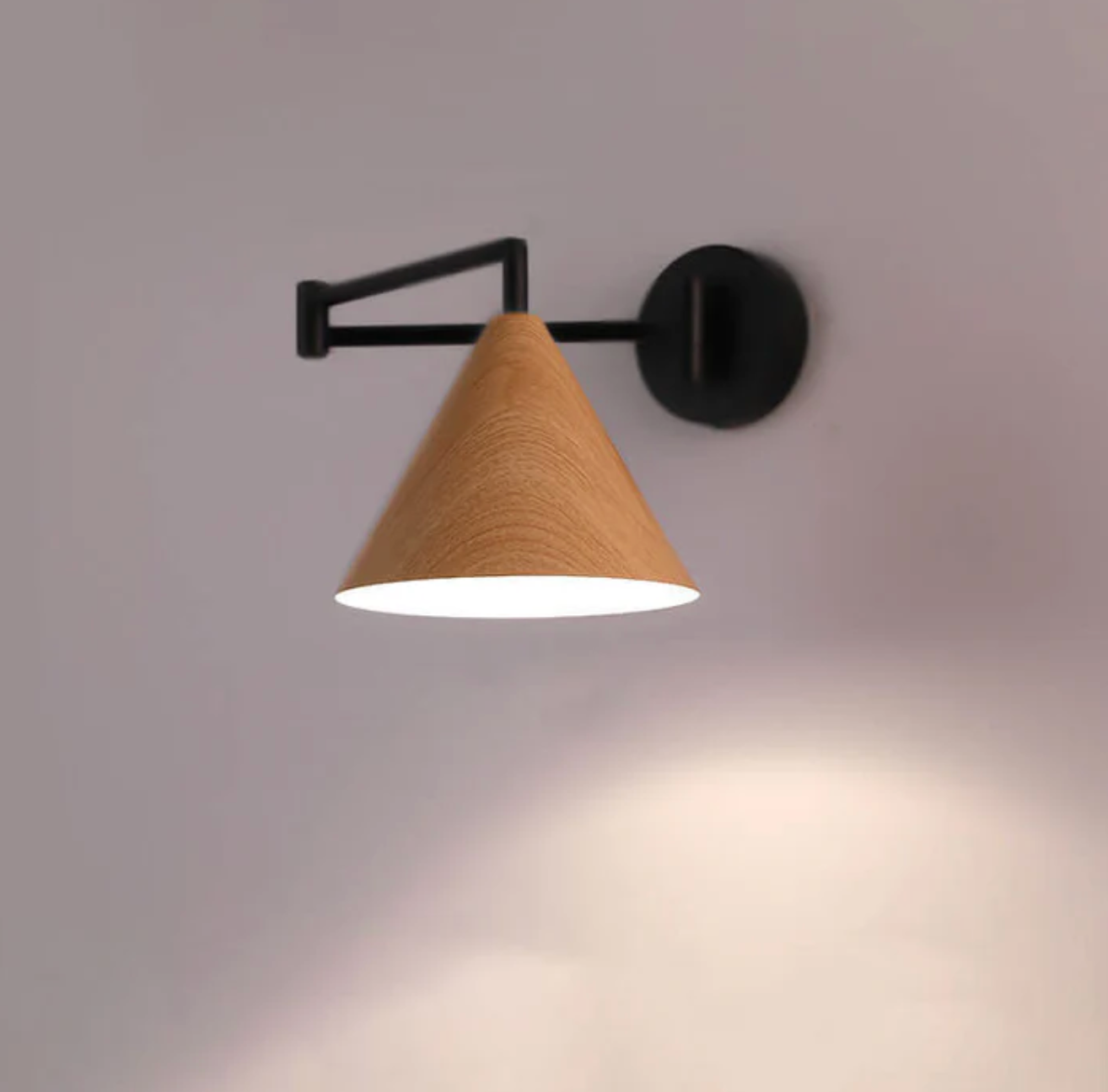 Nordevra - Lampada da parete in legno