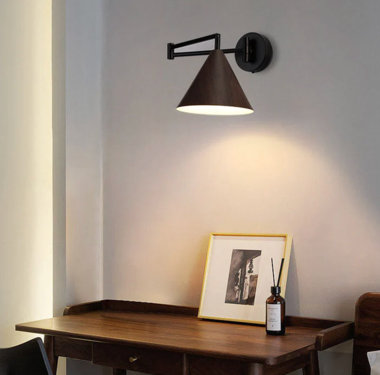 Nordevra - Lampada da parete in legno