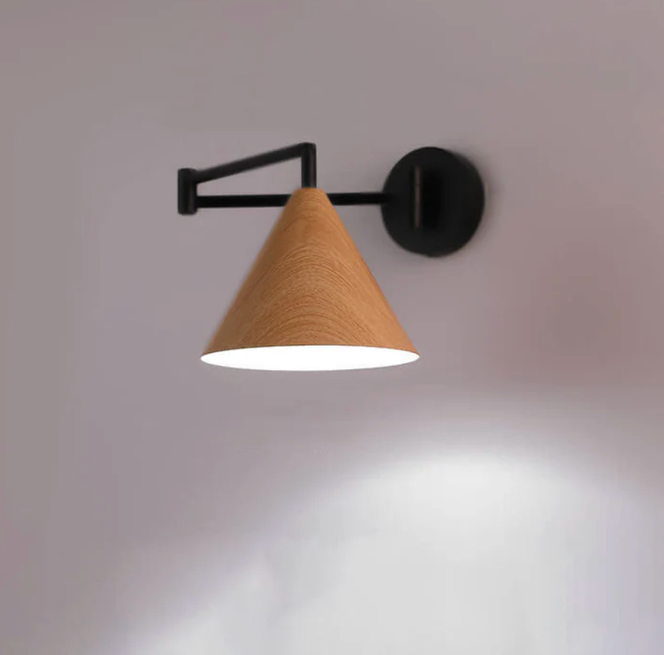 Nordevra - Lampada da parete in legno