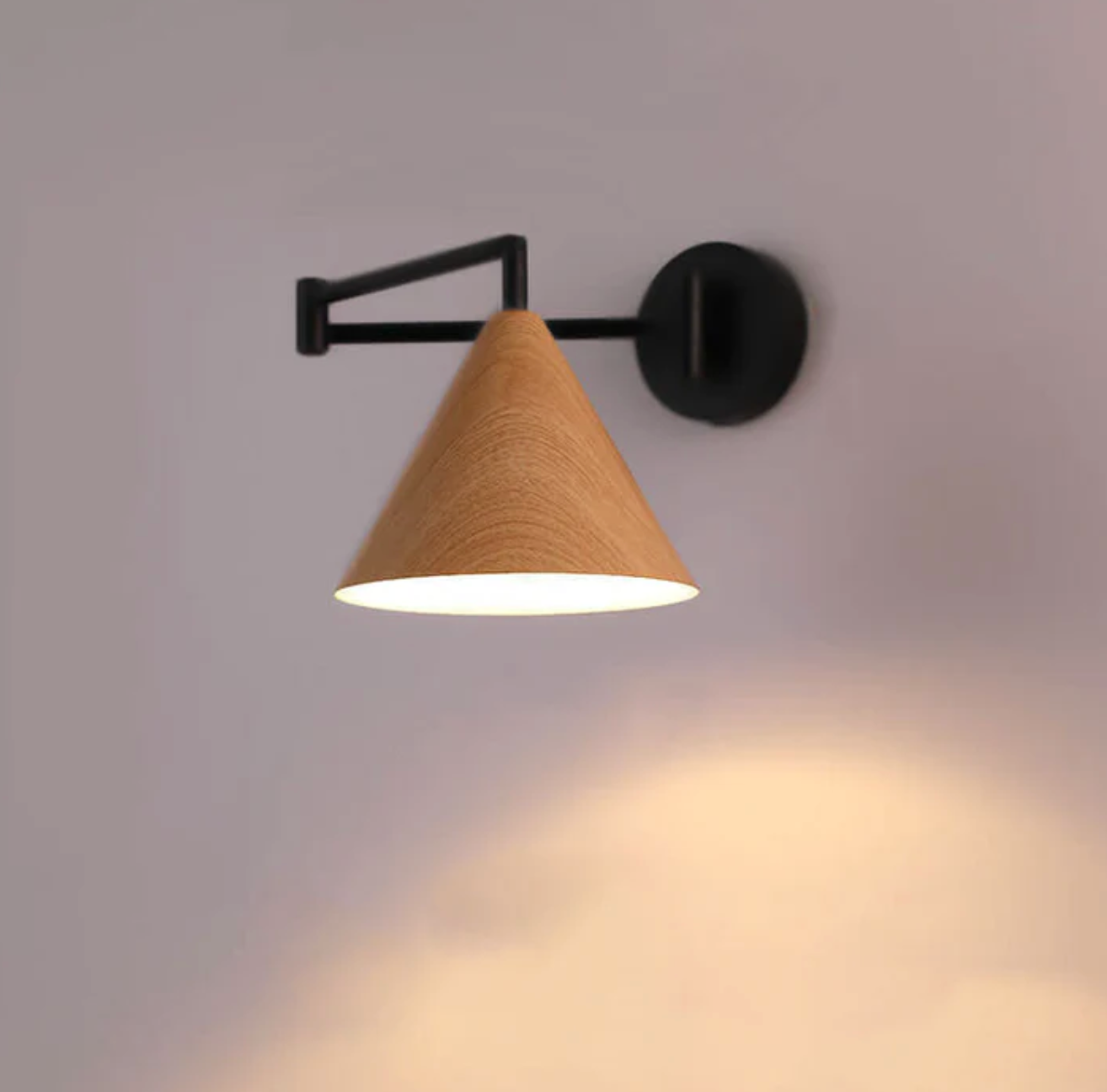 Nordevra - Lampada da parete in legno